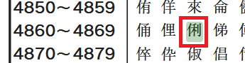 俐区分コードの画像