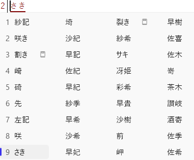 変換候補1