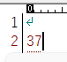 日本語で37入力