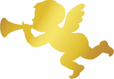 天使シルエット