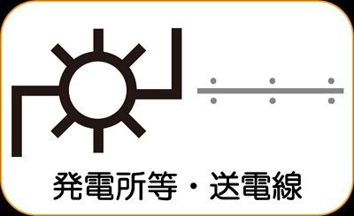 地図記号「発電所」