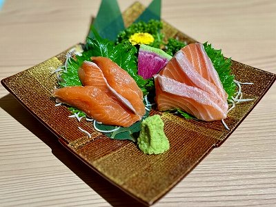 サーモン寿司の画像