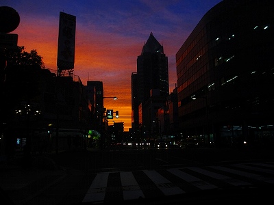 黄昏時のイメージ