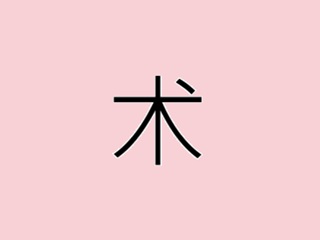 木に点の漢字