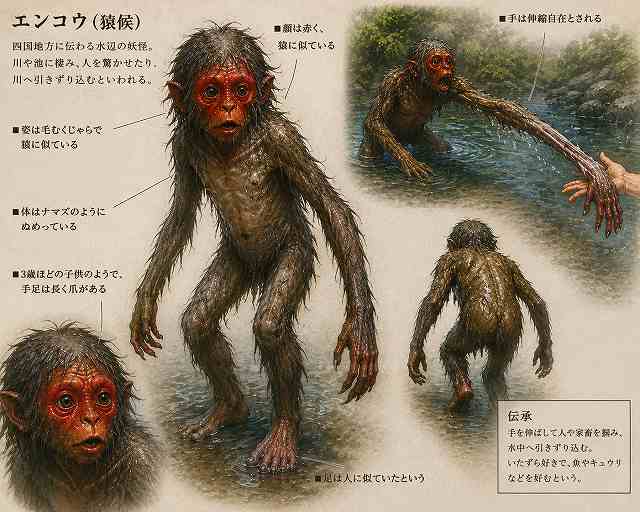 エンコウの想像図
