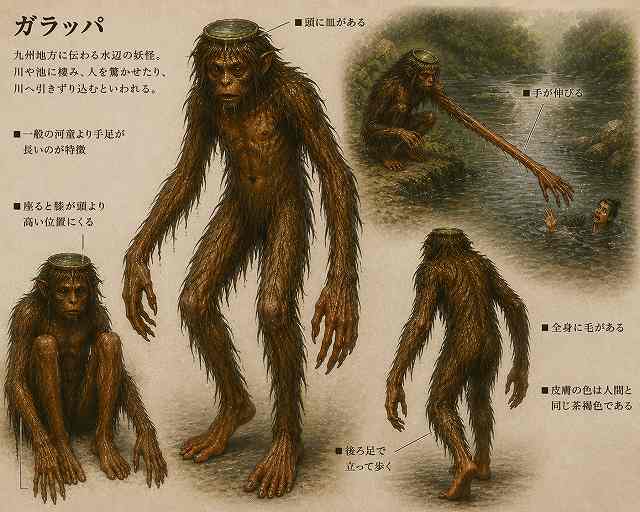 ガラッパの想像図