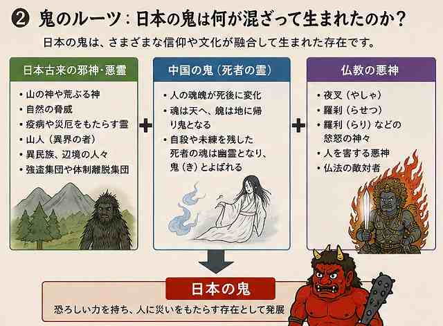 鬼のルーツ―日本の鬼は何が混ざって生まれたのか?