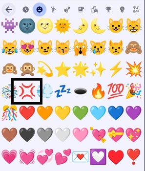 Android絵文字一覧