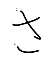 「さ」書き順